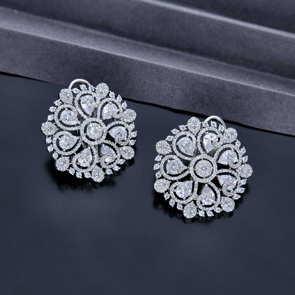 Floral Studs Earrings - ESKU301800024