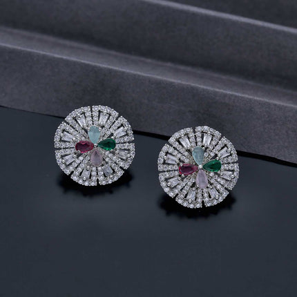 Ad Stone Stud Earrings - ESKU301800029