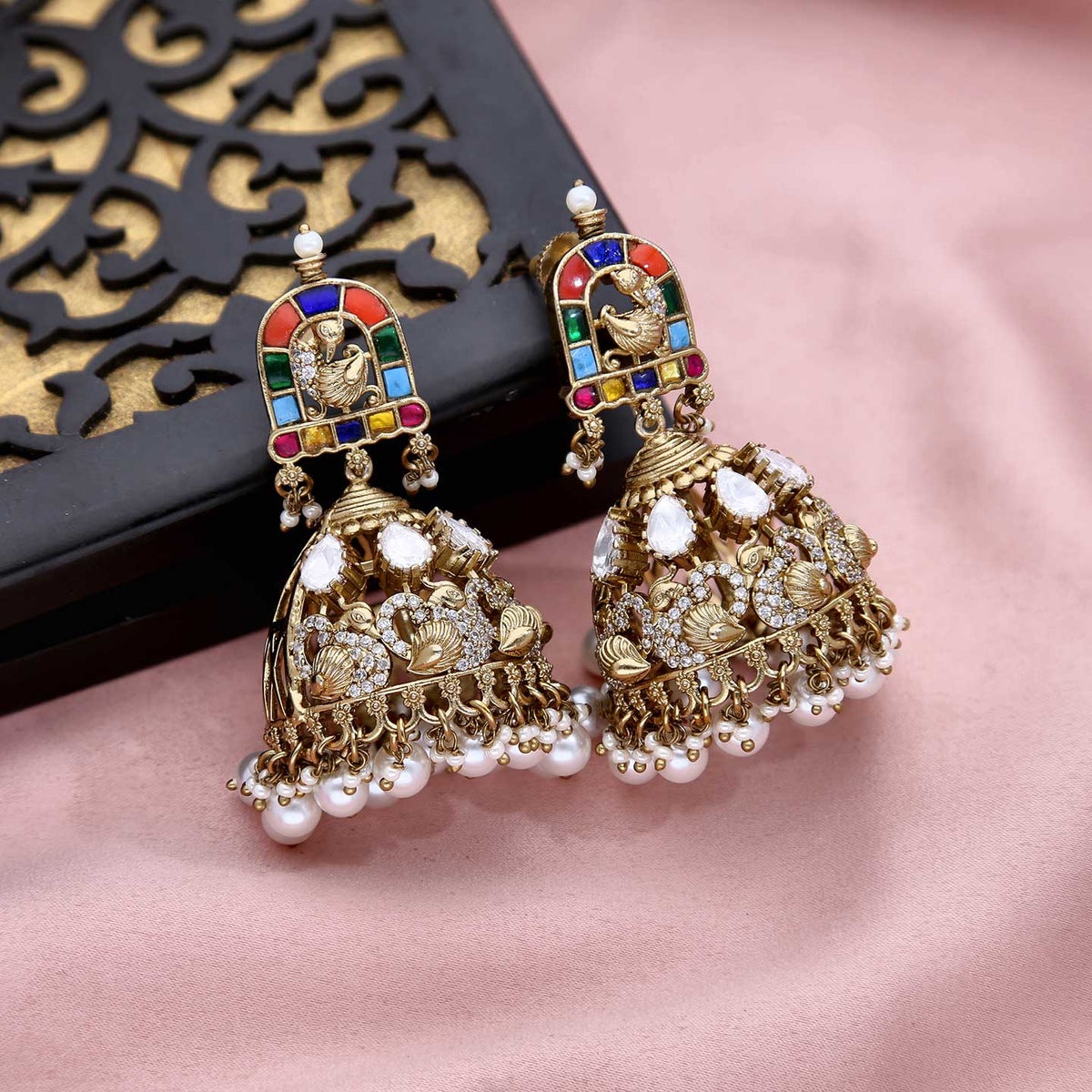 Ethnic Traditional Designer Jhumka - ESKU301800063