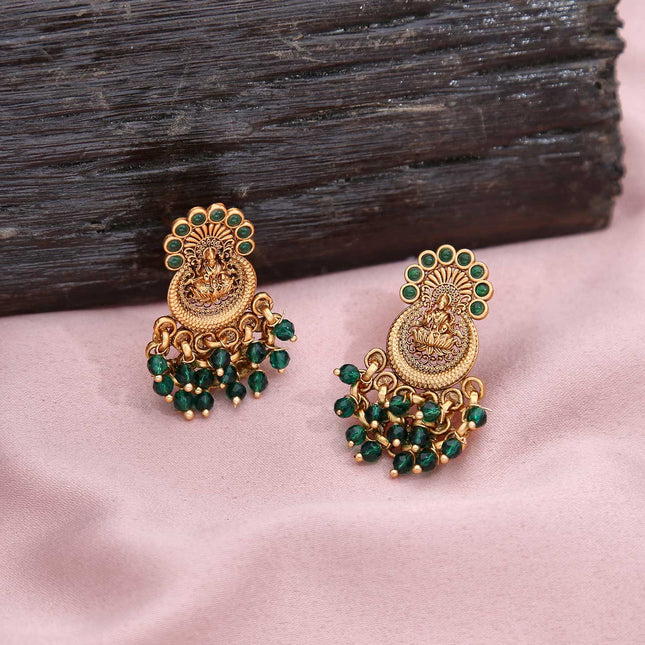 Goddess Temple Earrings - ESKU301800107