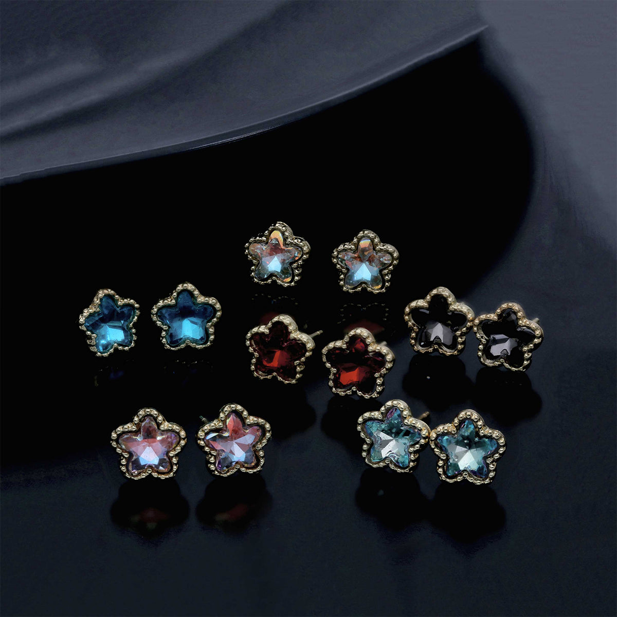Flower Stud Earring - ESKU301800141