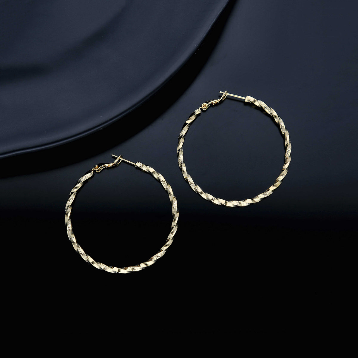Dazzling Hoop Earring - ESKU301800158