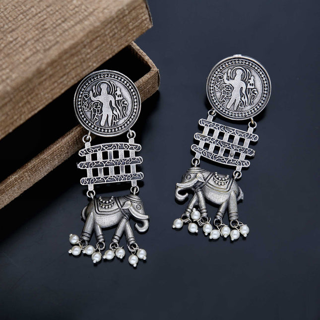 Stylish Hanging Earrings - ESKU301800193