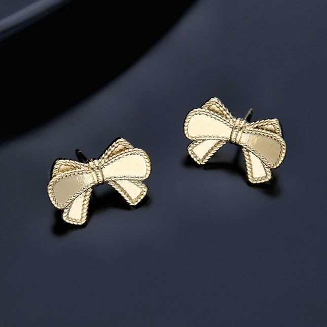Ribbon Bow Earring - ESKU301800231