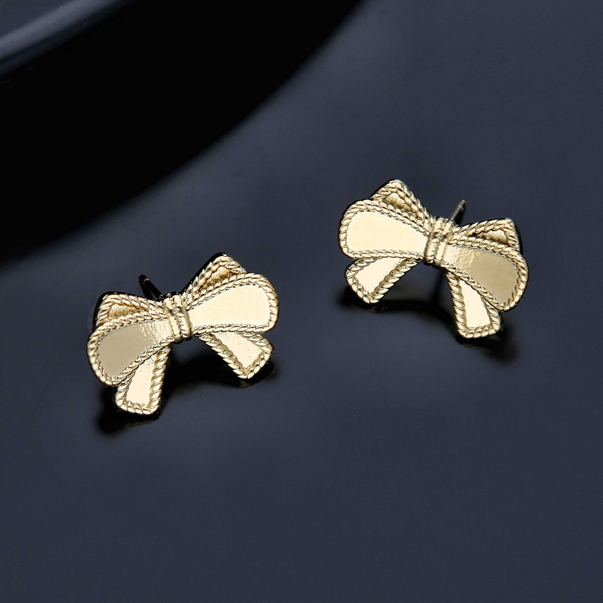Ribbon Bow Earring - ESKU301800231
