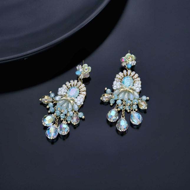 Artificial Beads Studs Earrings - ESKU301800262