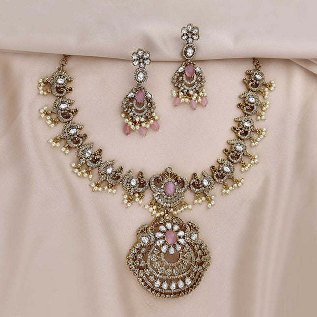 Peacock Necklace Set - ESKU301800333