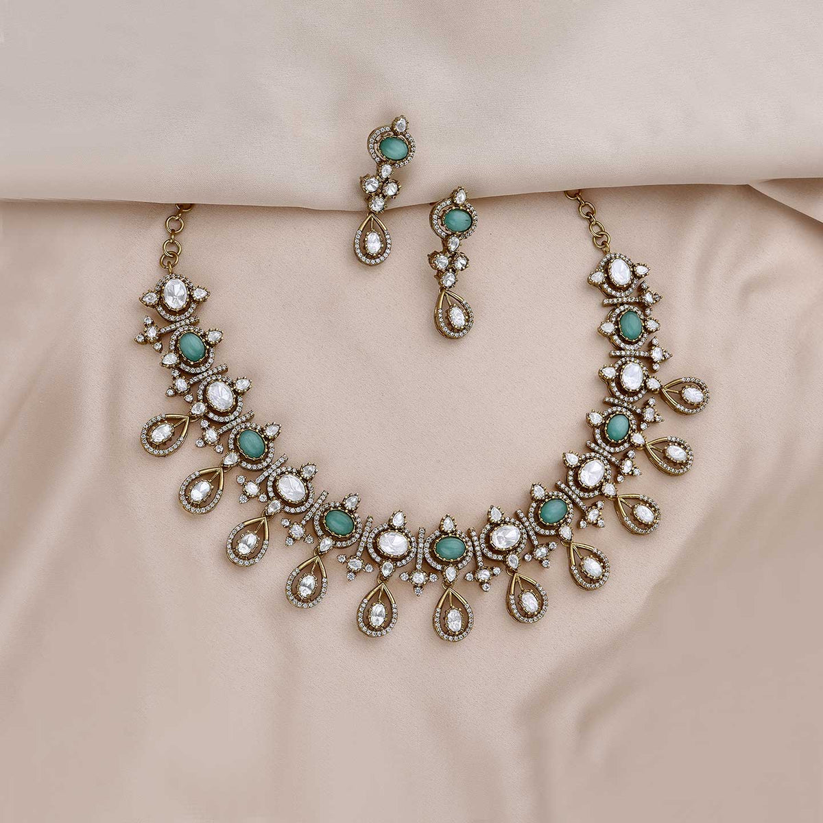 Antique Necklace Set - ESKU301800335