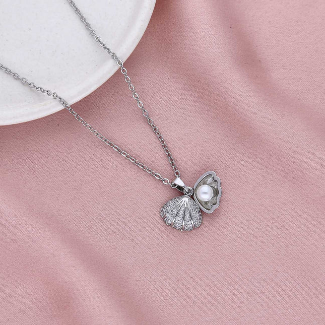 Pearl Sea Shell Pendant - ESKU301800392