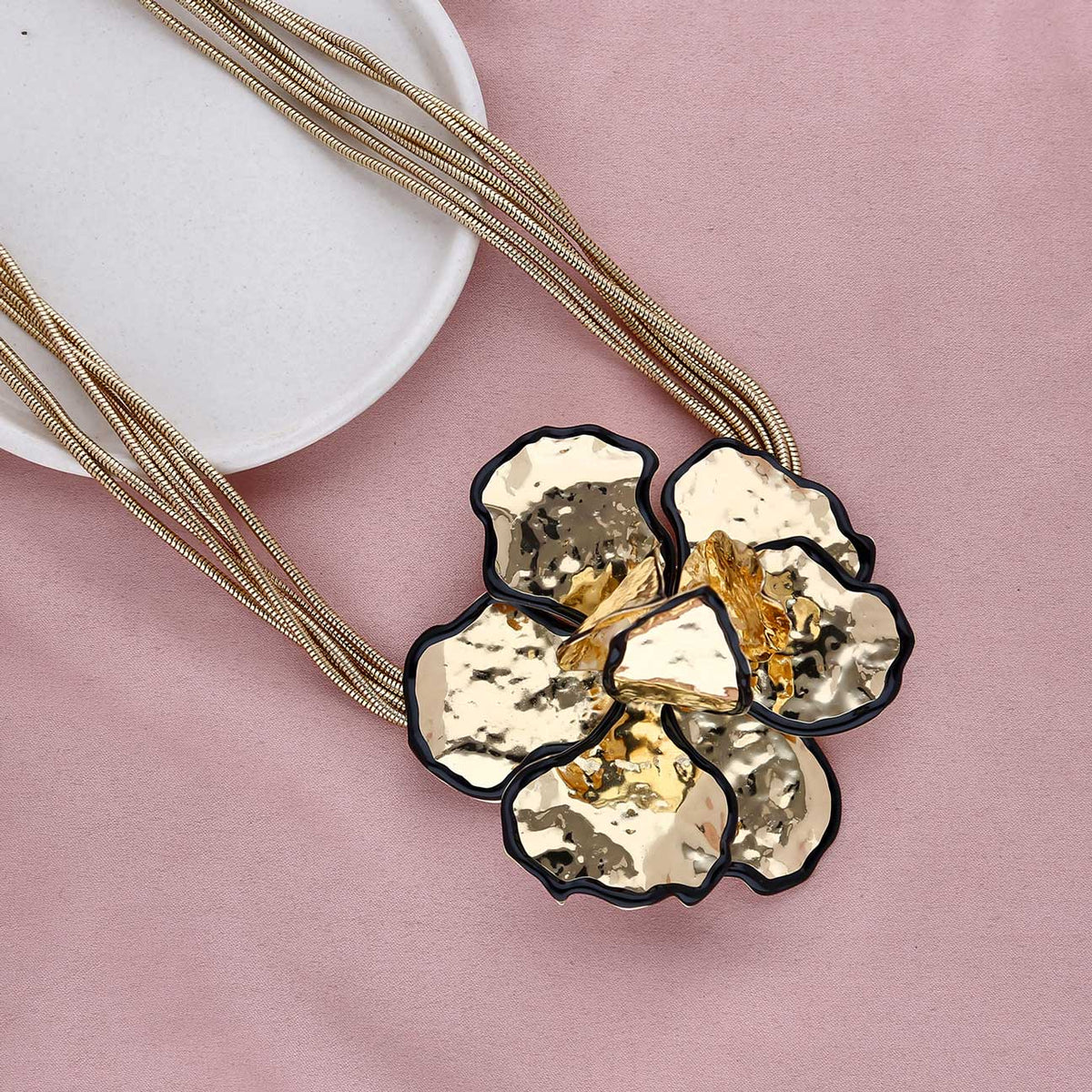 Mala With Metal Flower - ESKU301800413