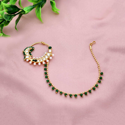 Nose Ring with Chain - ESKU301800584