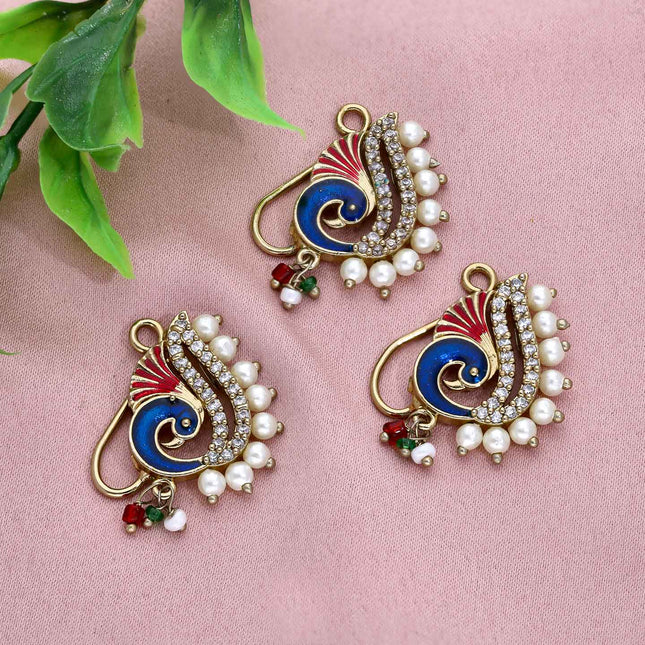 Maharashtrian Nath / Nose Pin - ESKU301800603