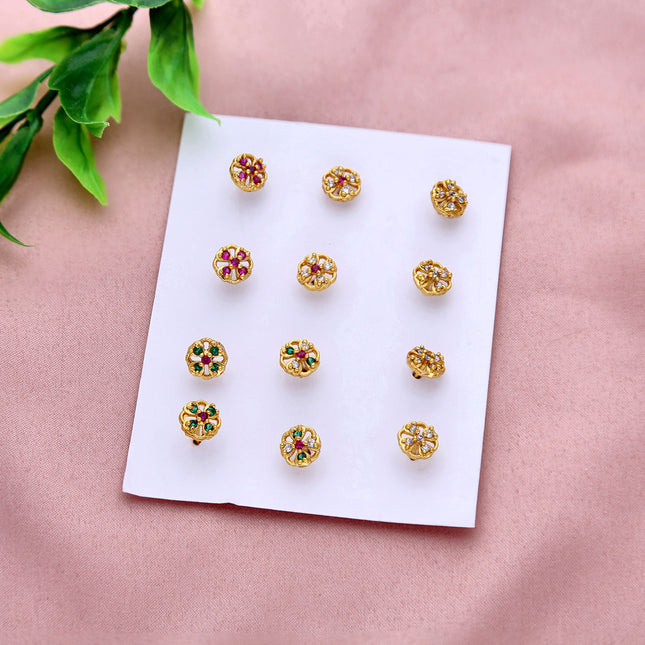 Ethnic Nosepin For Women Pack of 12 - ESKU301800617