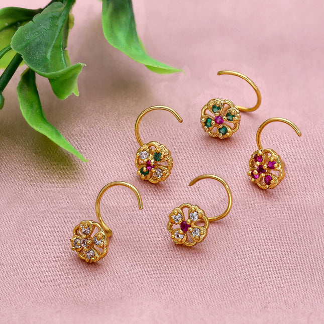 Ethnic Nosepin For Women Pack of 12 - ESKU301800617