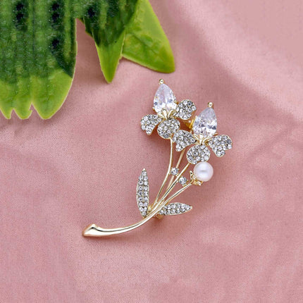 Floral Designer Brooch - ESKU301800639