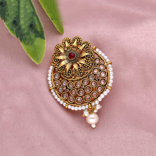 Ladies Party Wear Saree Brooch - ESKU301800656