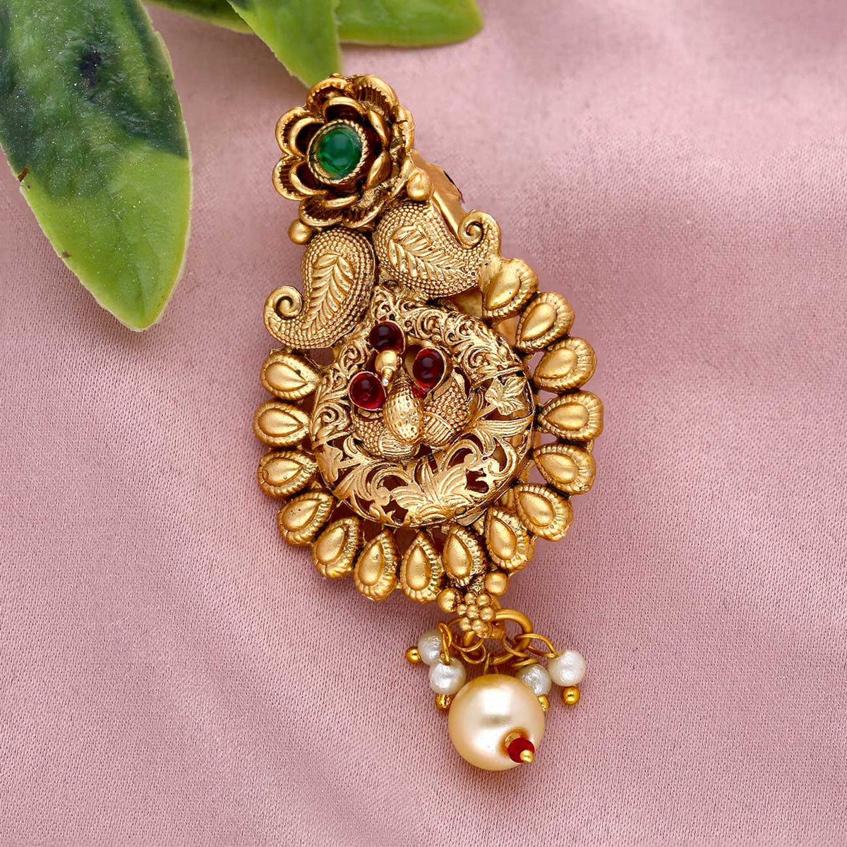 Floral Design Classic Look Saree Pin - ESKU301800667