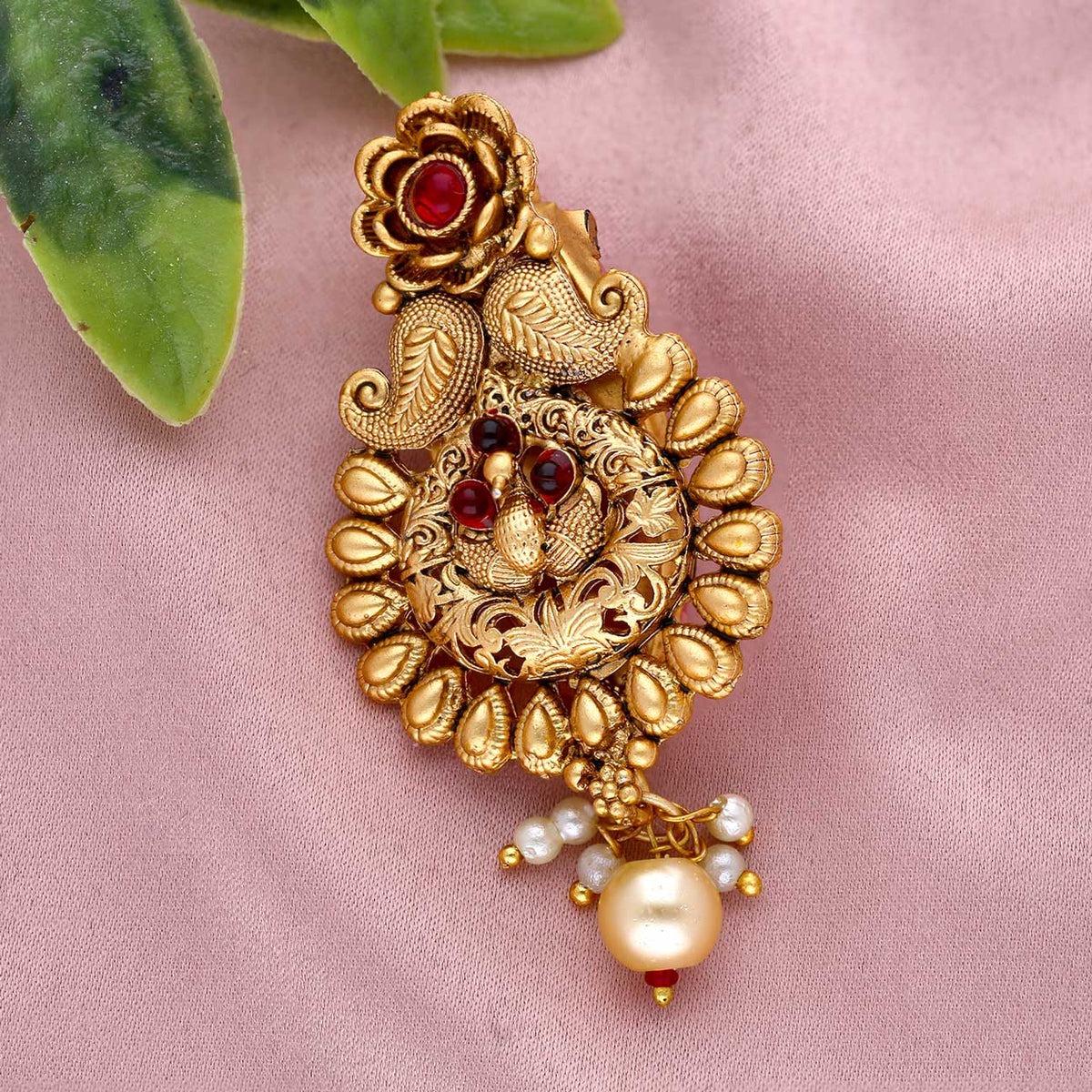 Floral Design Classic Look Saree Pin - ESKU301800667