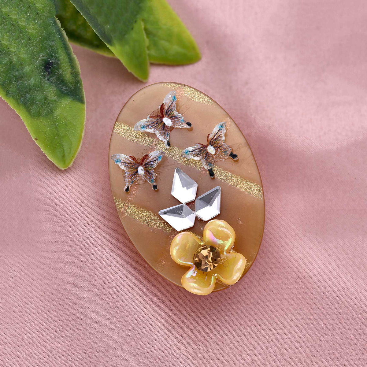 Silver Plastic Designer Saree Pins - ESKU301800672