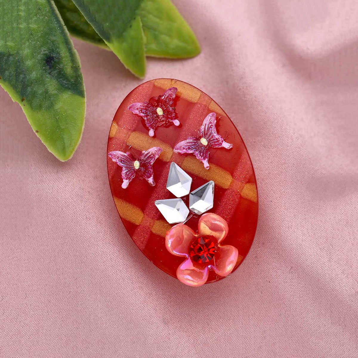 Silver Plastic Designer Saree Pins - ESKU301800672