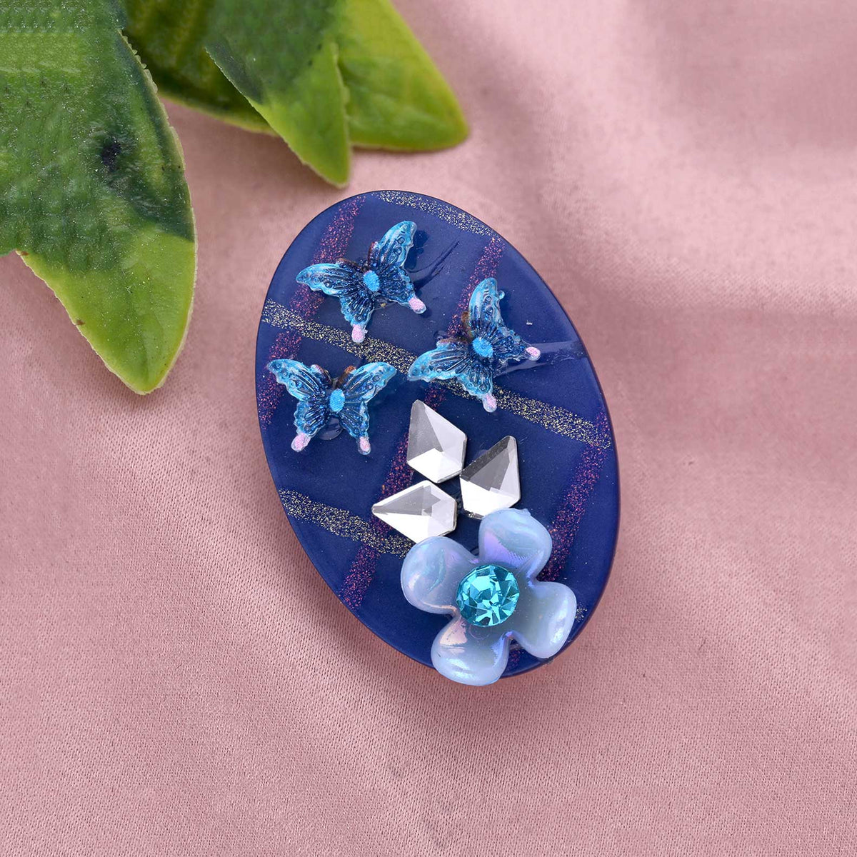 Silver Plastic Designer Saree Pins - ESKU301800672