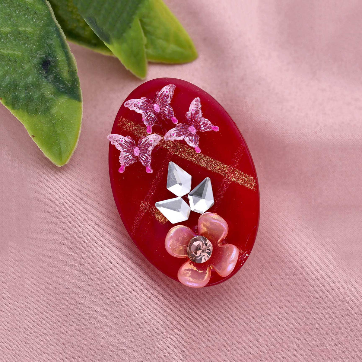 Silver Plastic Designer Saree Pins - ESKU301800672