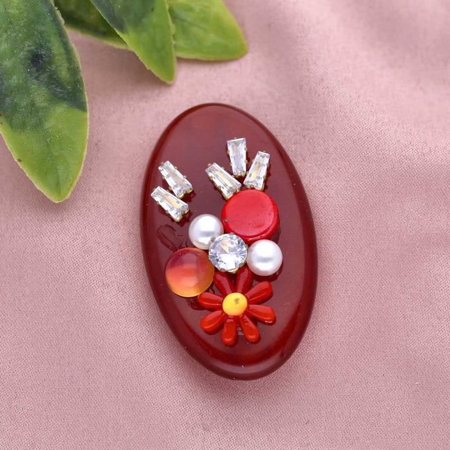 Fancy Diamond Saree Pins - ESKU301800673