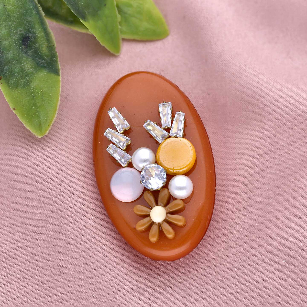 Fancy Diamond Saree Pins - ESKU301800673