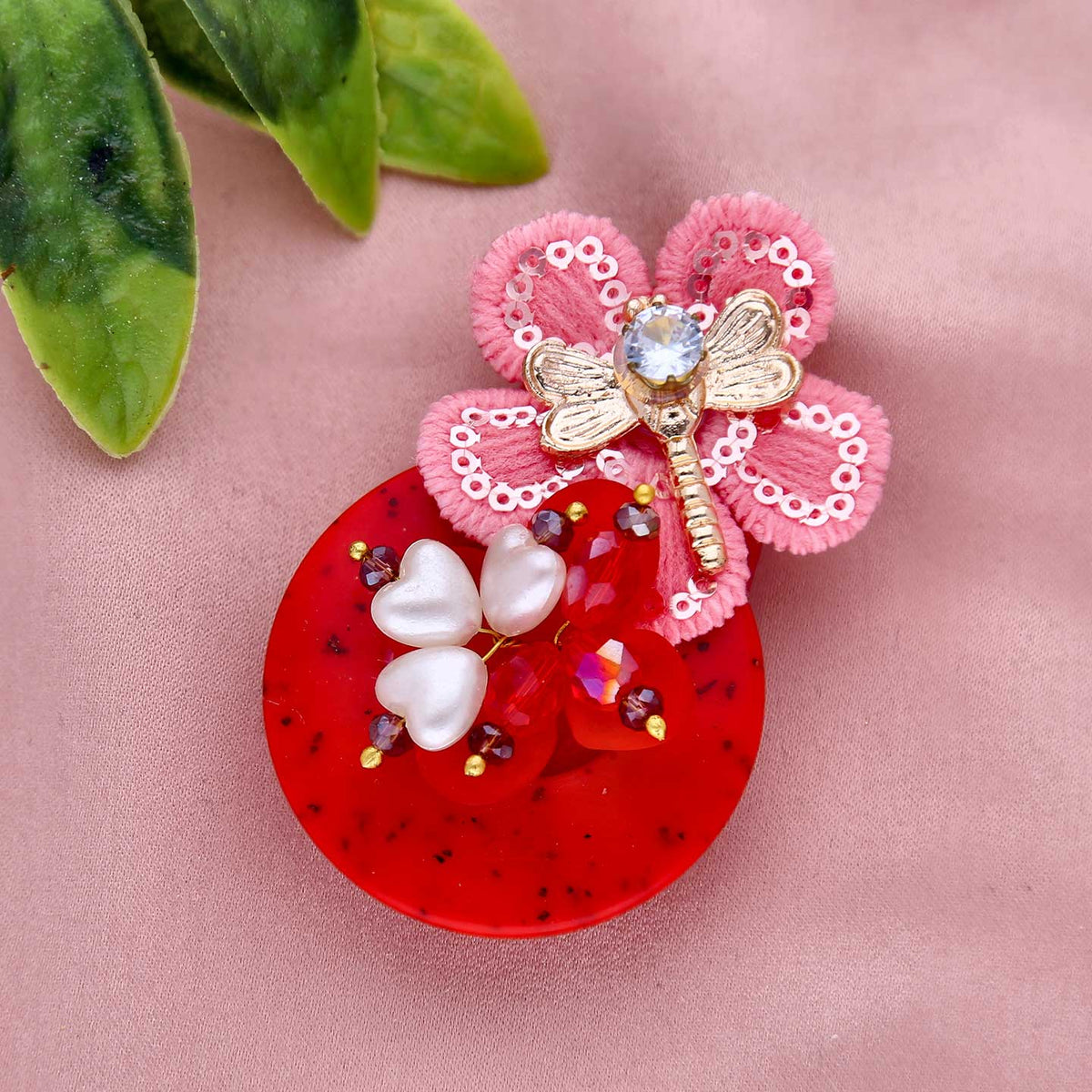 Round Shape Traditional Saree Pin - ESKU301800675