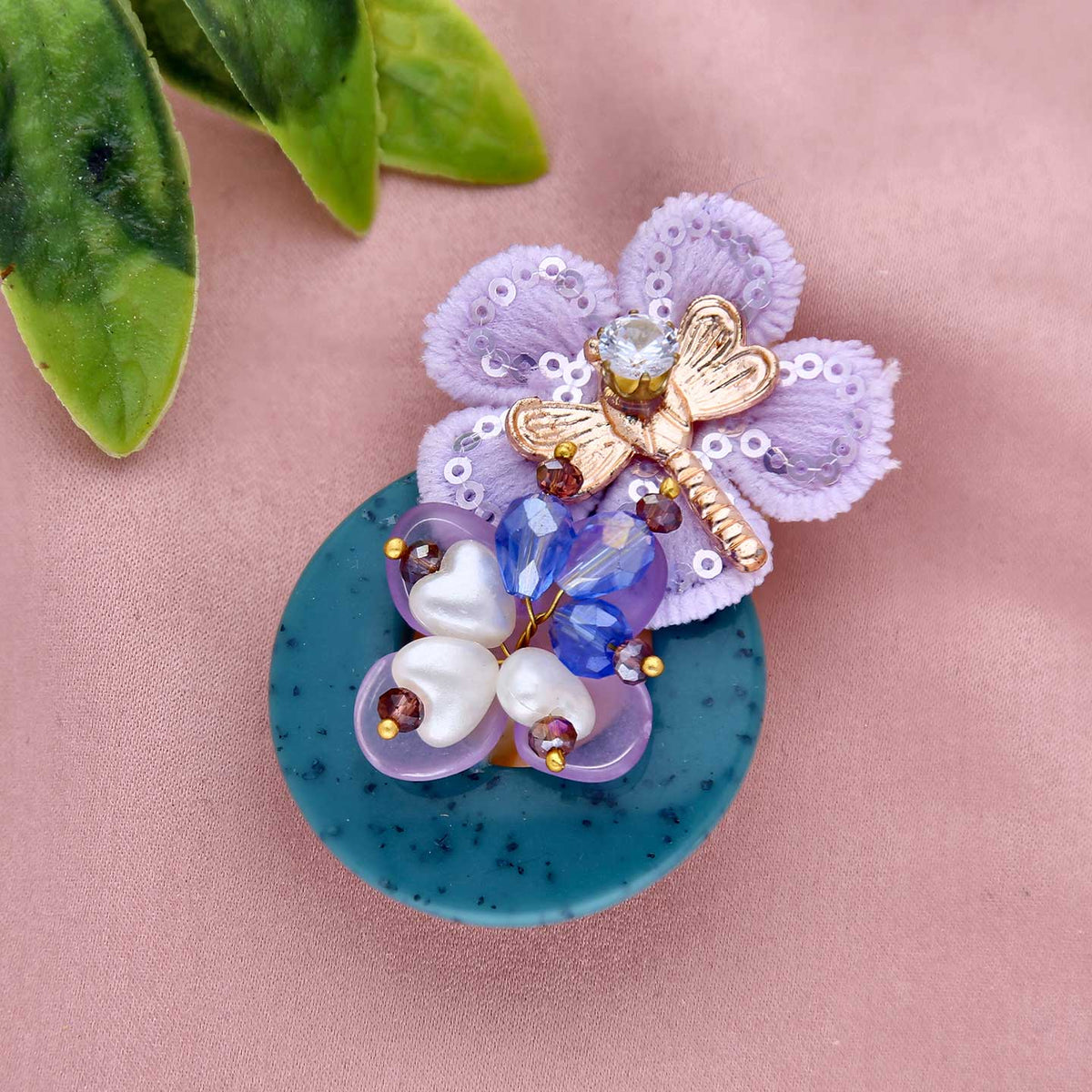 Round Shape Traditional Saree Pin - ESKU301800675