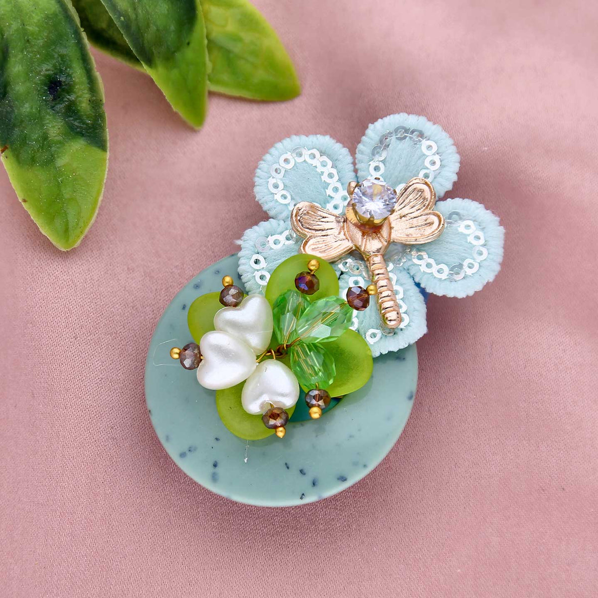 Round Shape Traditional Saree Pin - ESKU301800675