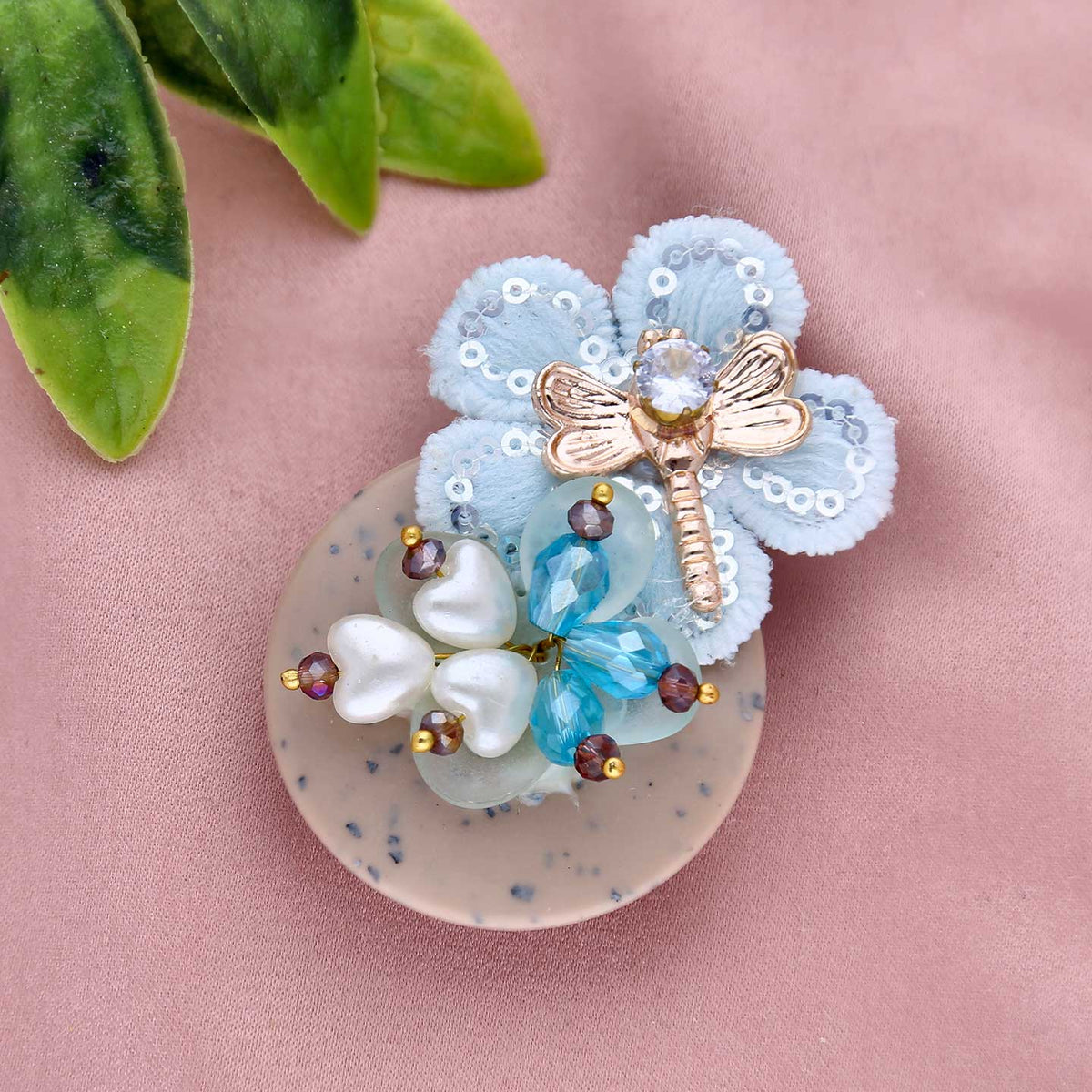 Round Shape Traditional Saree Pin - ESKU301800675