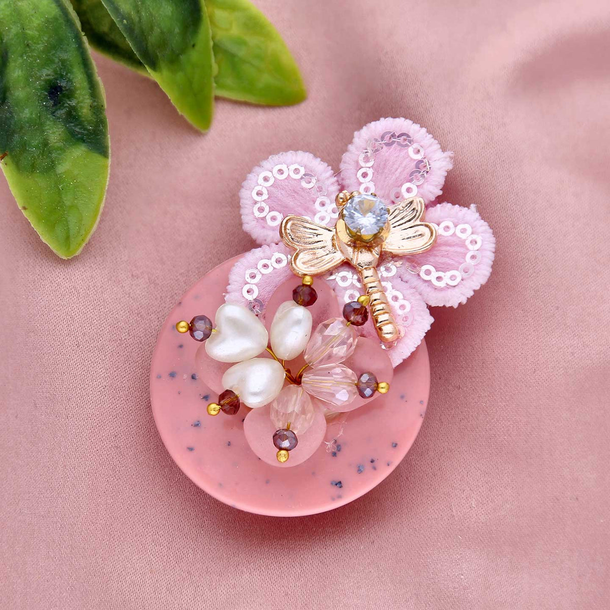 Round Shape Traditional Saree Pin - ESKU301800675