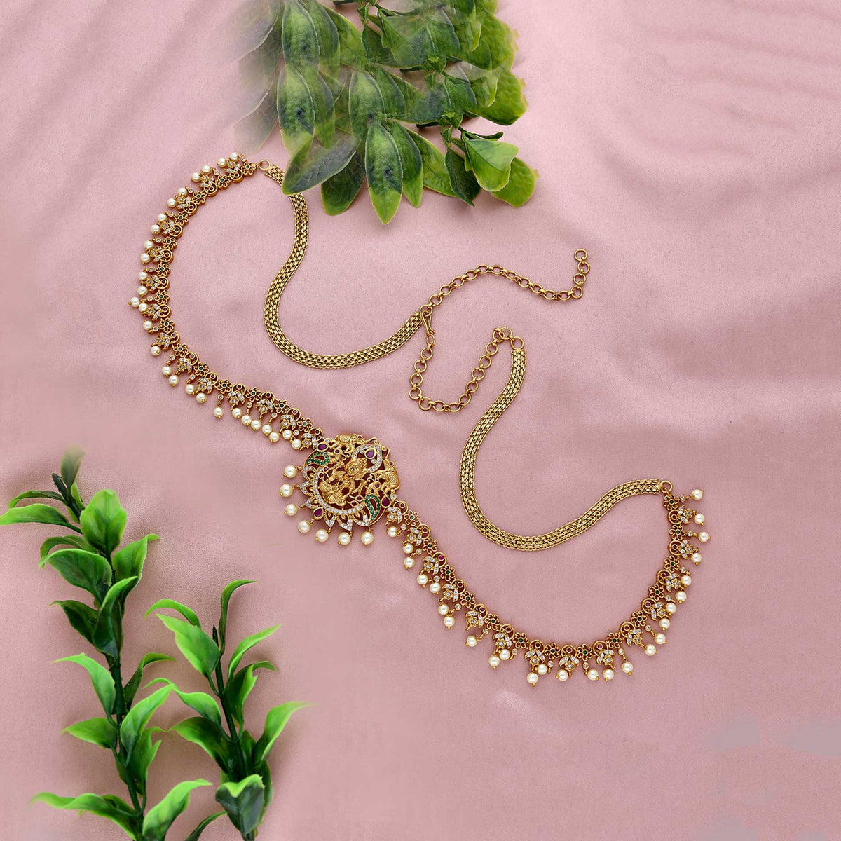 Peacock Bridal Hip Belt - ESKU301800696