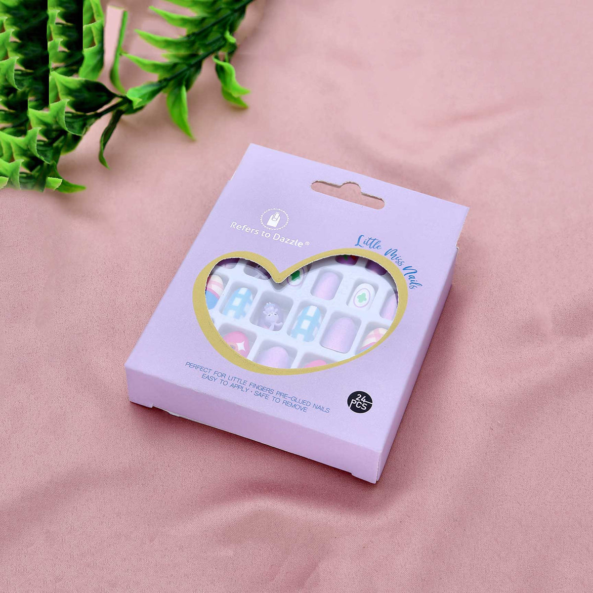 Kids False Nails With Cartoon - ESKU301800703