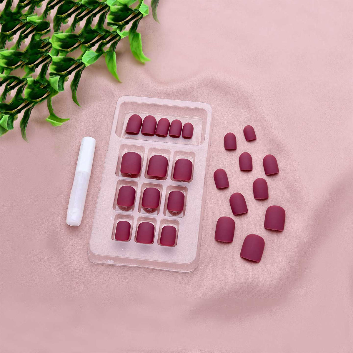 Plain Matte Press on Nails - ESKU301800712