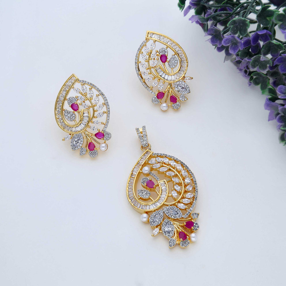 Elegant Pendnat Set Shines - ESKU301800815