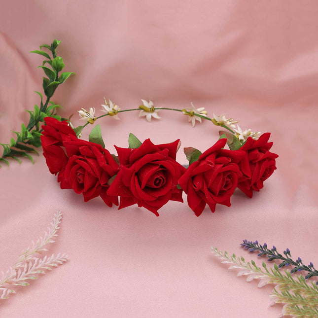Beautiful Floral Tiara For Girls - ESKU301801051
