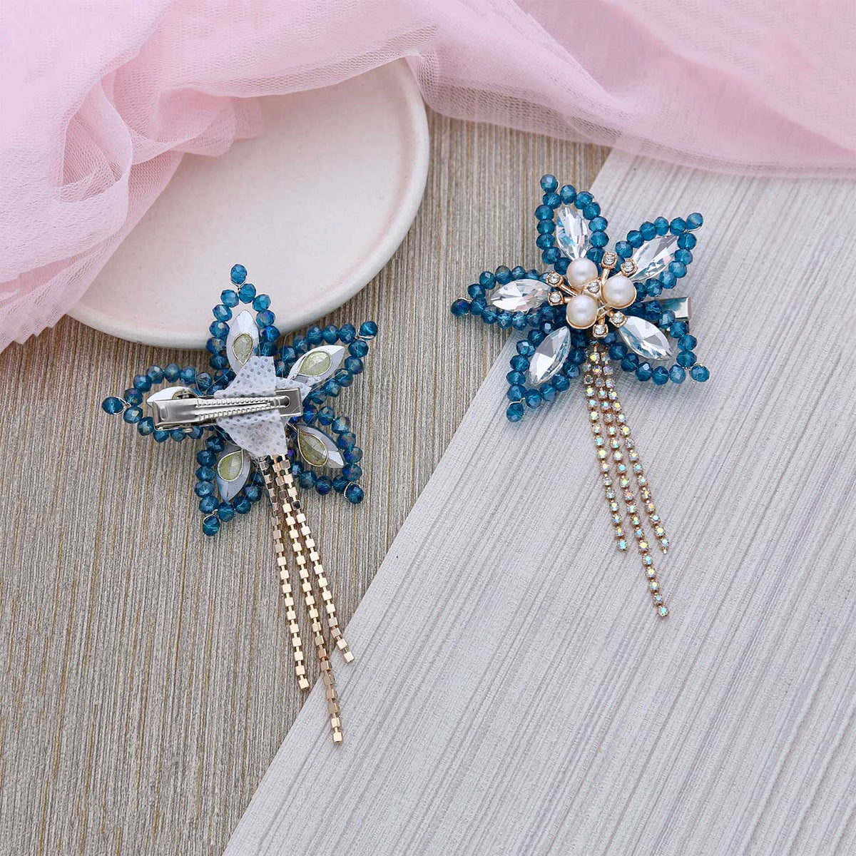 Glamour Hair Brooch For Girls - ESKU301801178