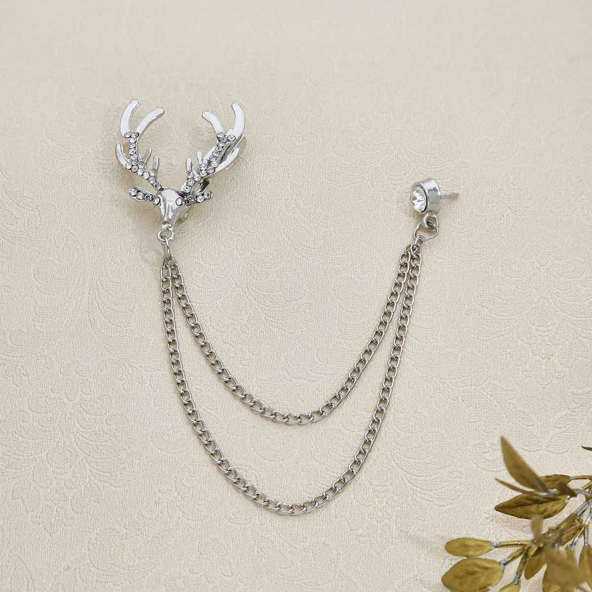 Men Suit Accessories Chain Brooch - ESKU301901218