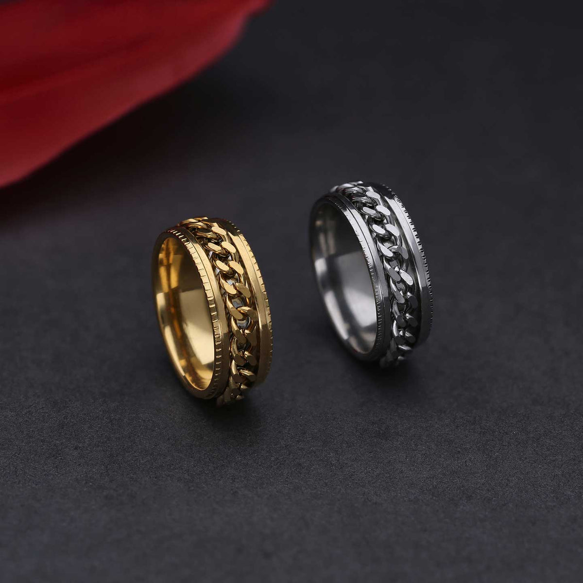 Shine Finger Ring For Men's - ESKU301901241