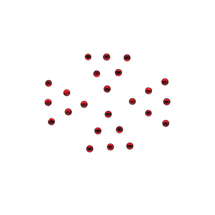 Maroon Flat Stone Bindi - ESKU301901350_1