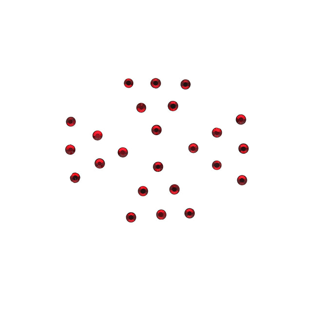 Maroon Flat Stone Bindi - ESKU301901350_1