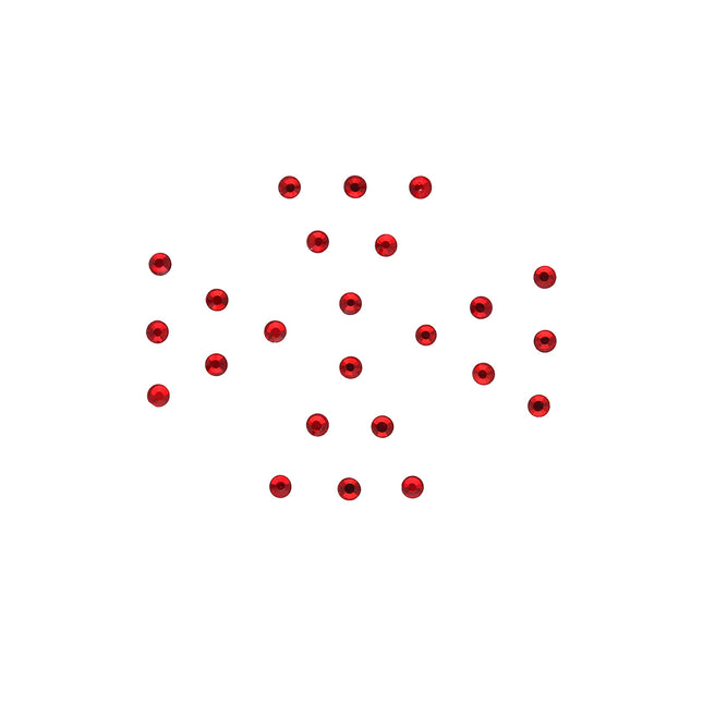 Red Flat Stone Bindi - ESKU301901354_1