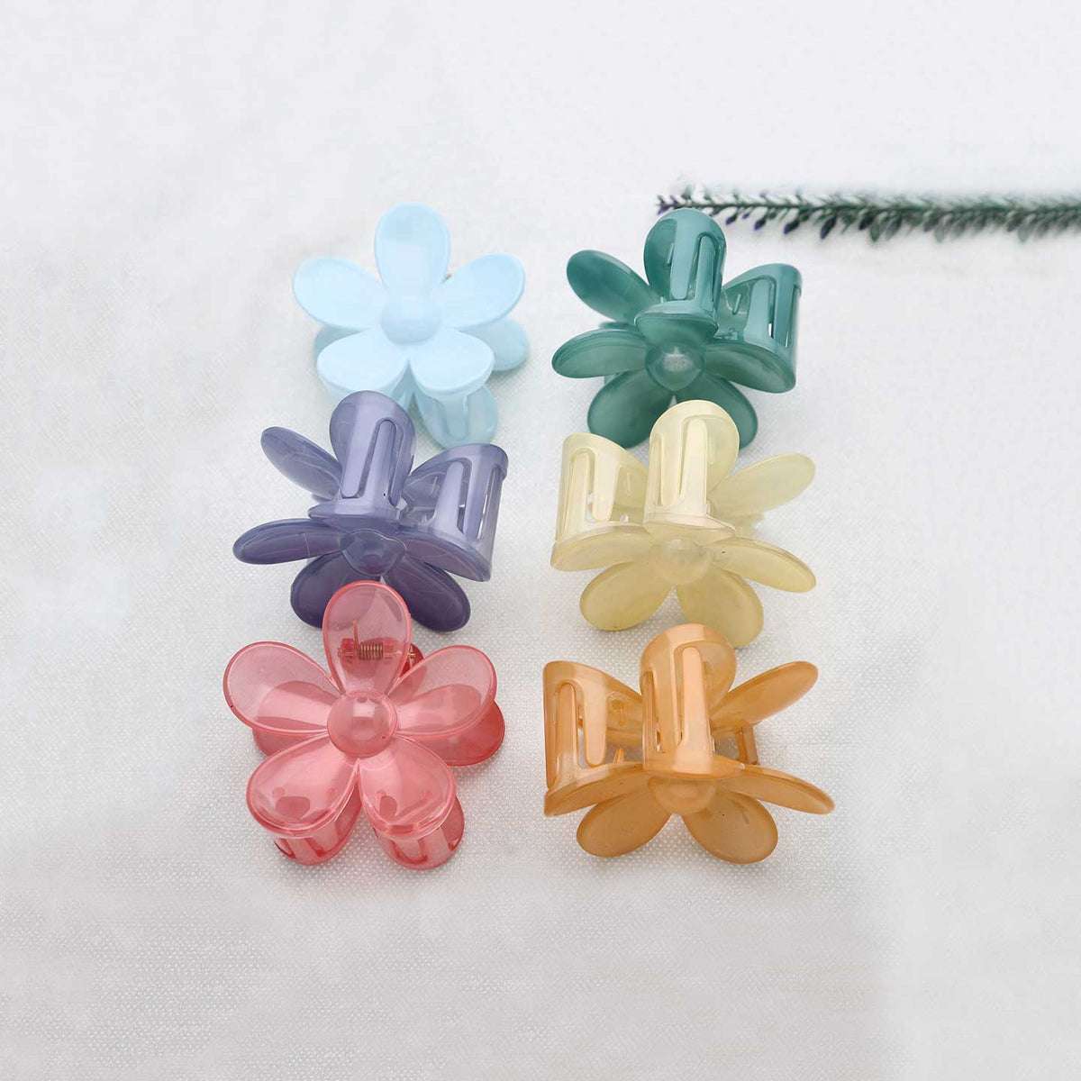 Flower Hair Clip Claw - ESKU302001617