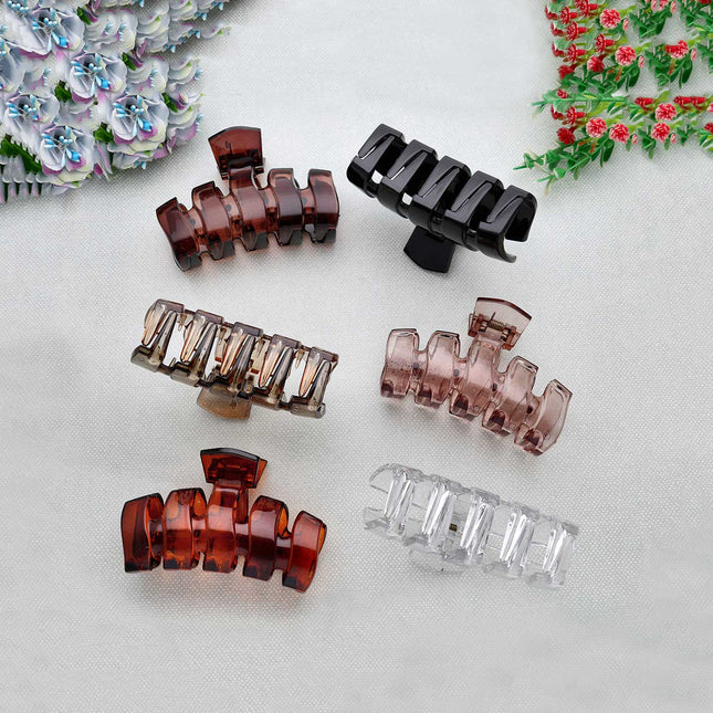 Pack of 12 Big Hair Clips - ESKU302001700