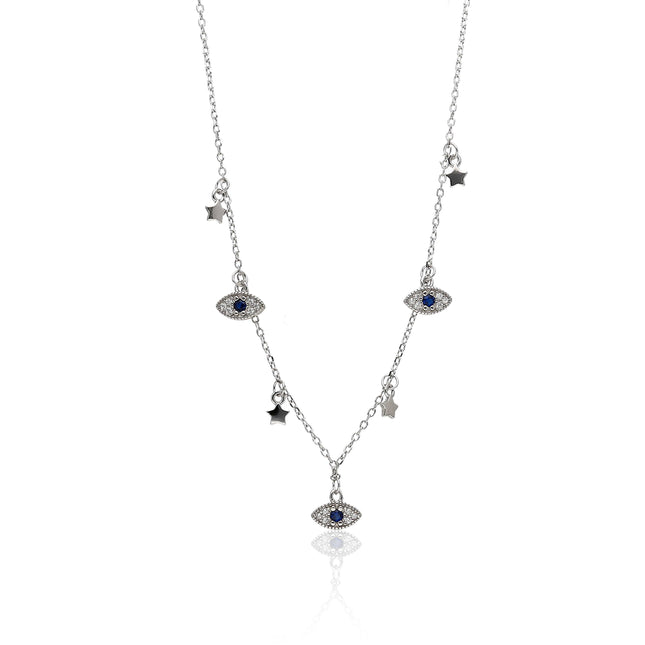 Evil Eye Charm Necklace - ESKU302001781