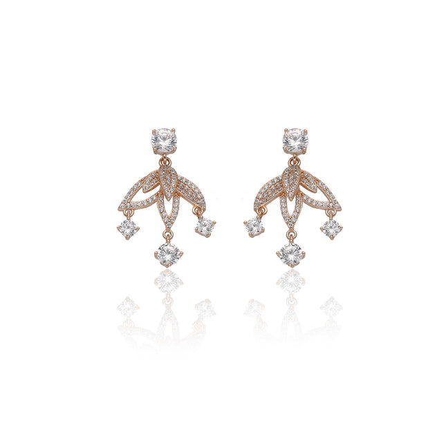 Fancy CZ Drop Earring - ESKU302001786