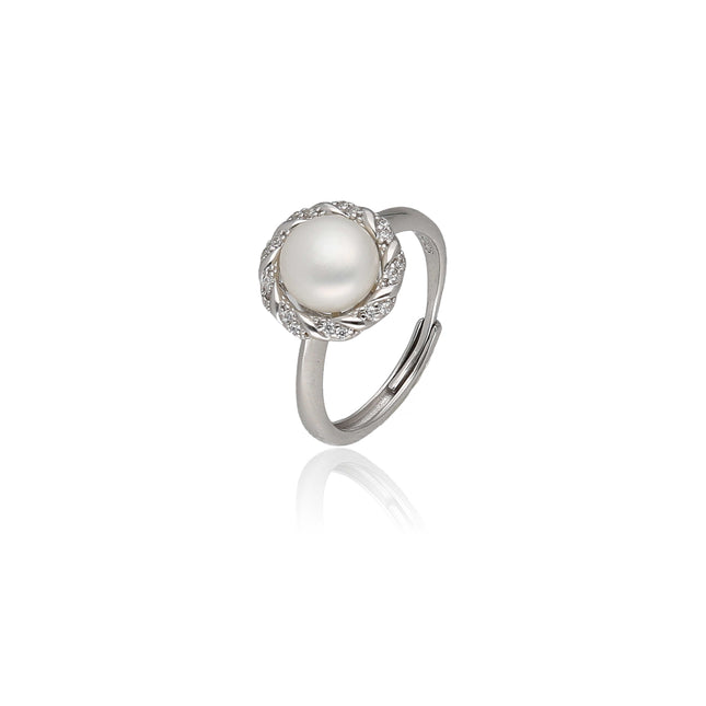 Moti Ring Pure Silver - ESKU302001799