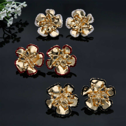 Flower Stud Earrings - ESKU302001894